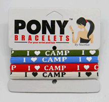 I Love Camp Pony Bracelets